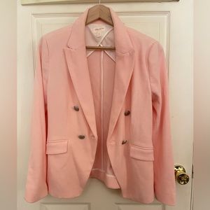 Riley & Rae double- breasted light pink blazer size: medium